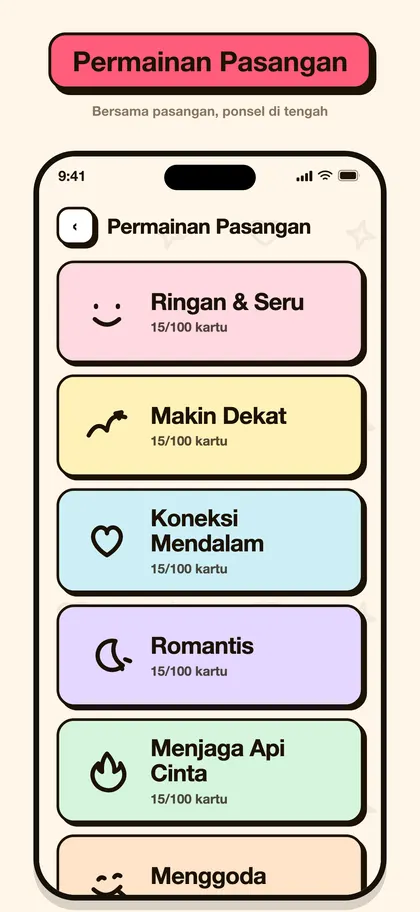 Tangkapan layar aplikasi Pairo