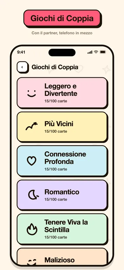 Screenshot dell'app Pairo