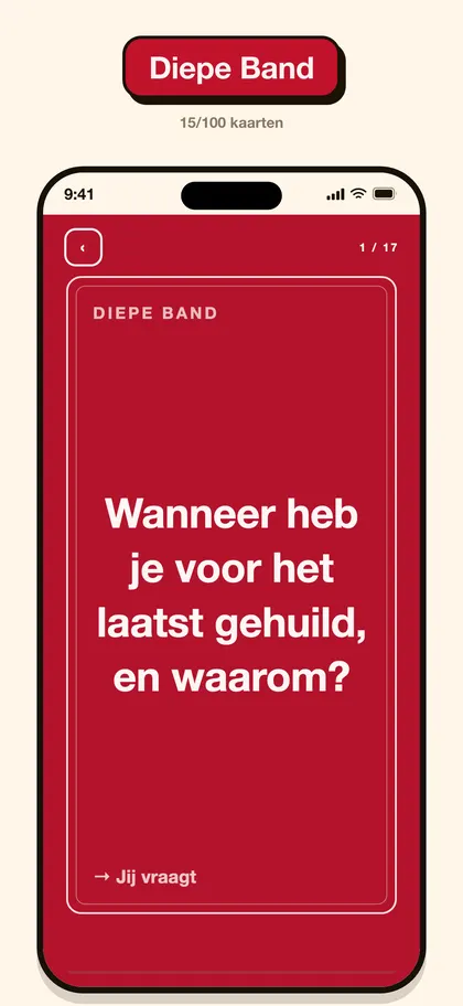 Screenshot van de Pairo app