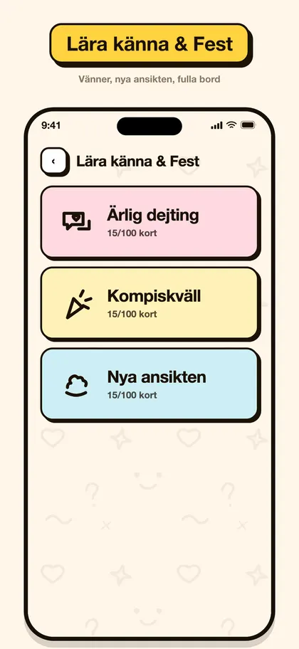 Skärmbild från Pairo-appen 5